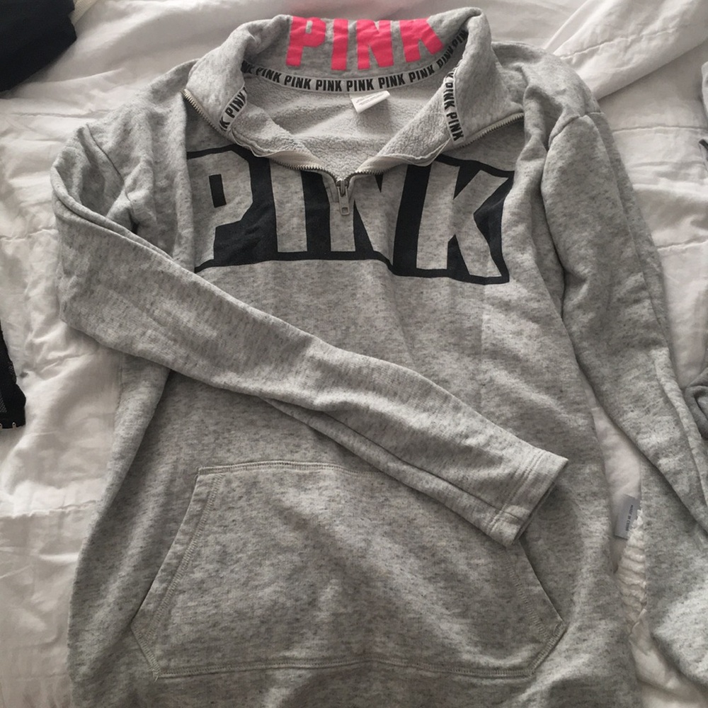 Pink crew neck